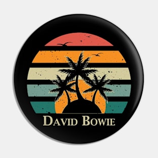 Vintage name - david bowie Pin