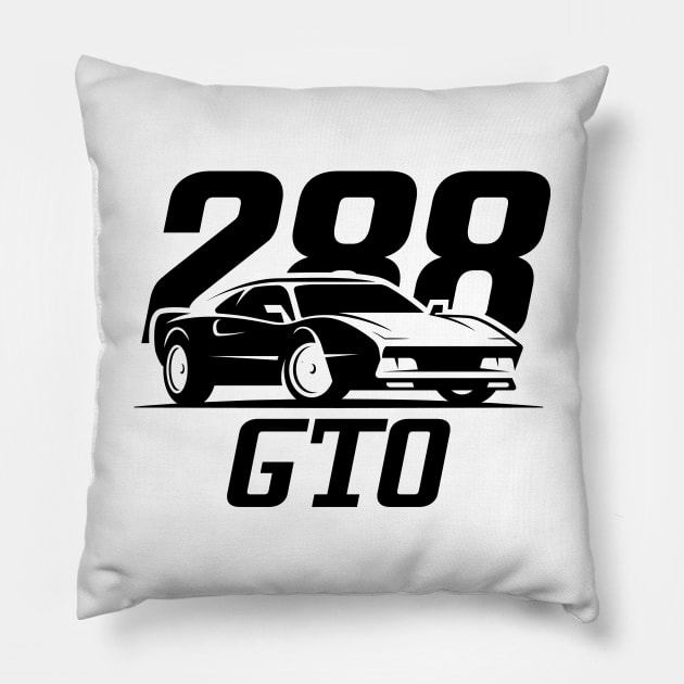 Ferrari 288 GTO Pillow by Dosunets