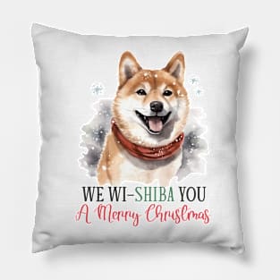 Christmas Shiba Pun Pillow