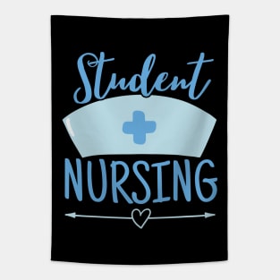 Pastel Nurse Students Nursing Blue Tapestry