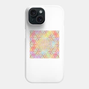 Colorful circles (light background) Phone Case