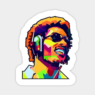 Stevie Wonder WPAP Magnet