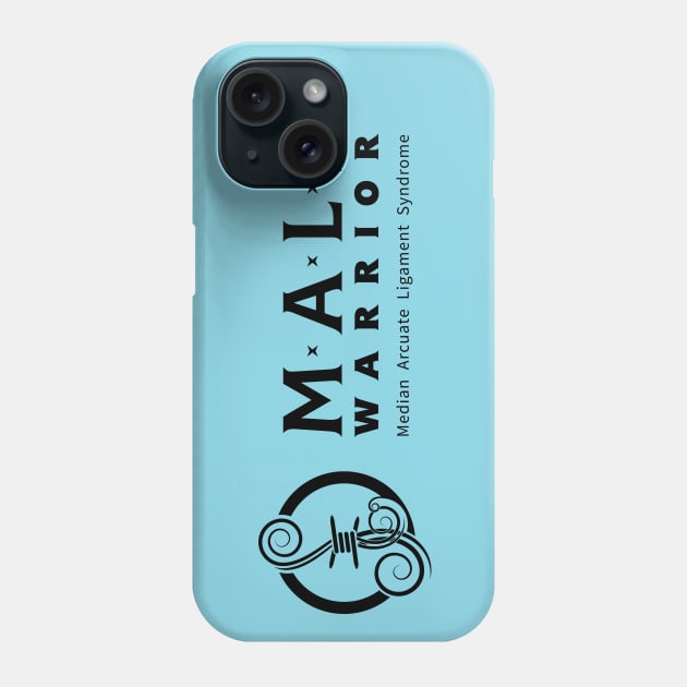 MALS Warrior Barbed Wire (Black Contest 2022) Phone Case by NationalMALSFoundation