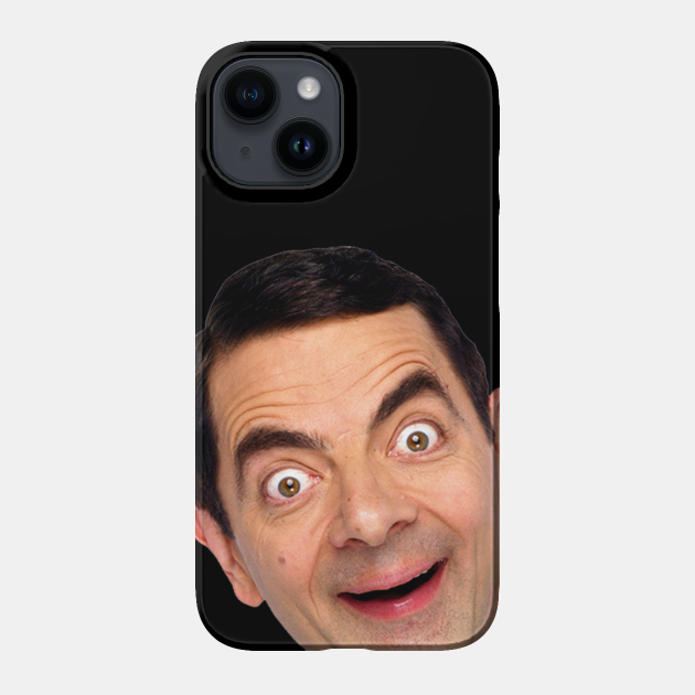 Mr Bean. Funny Mr. Bean with big eyes, grimace and smile. Mr Bean