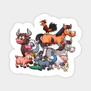 Farm Animals Magnet