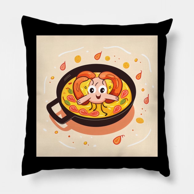 Paella Pillow by ComicsFactory