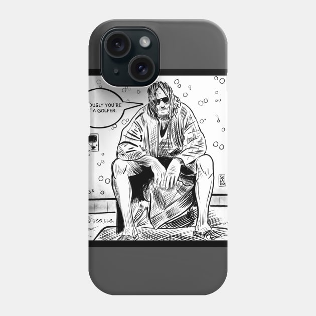 Obviously You're Not A Golfer Phone Case by MarkSolario