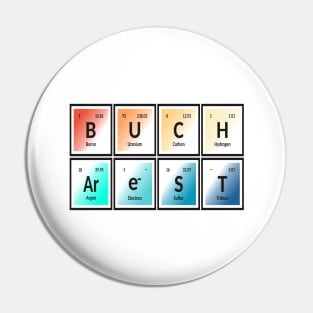 Bucharest City | Periodic Table Pin