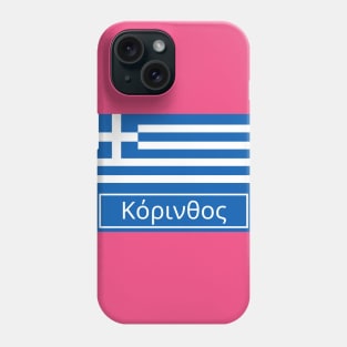 Corinth City in Greek Phone Case