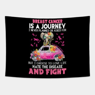 Breast Cancer Is A Journey Tapestry