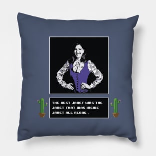 The Janet inside - the good place Pillow