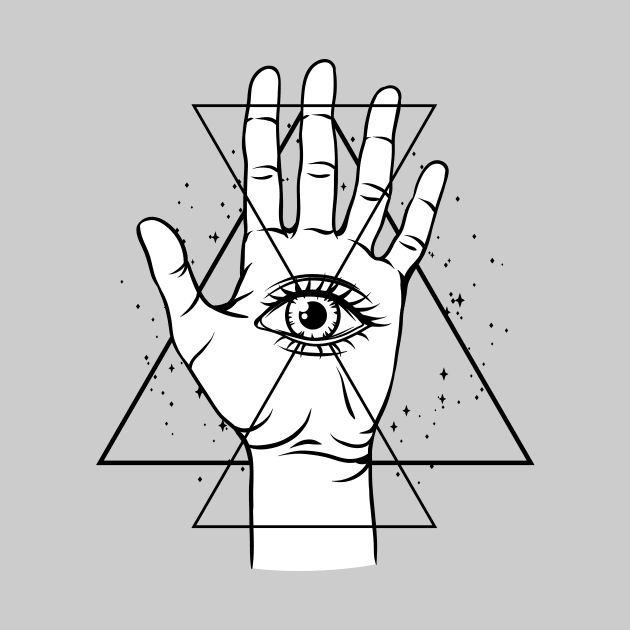 Hand With All Seeing Eye by NewWorldIsHere