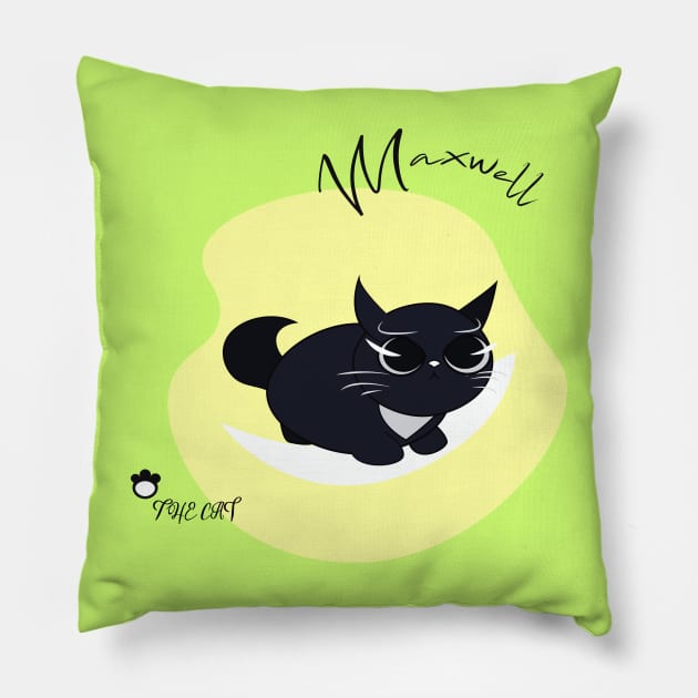 Maxwell the cat meme anime version Pillow by ZOOLAB