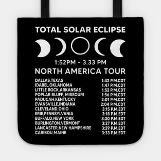 2024 total solar eclipse April 8th Path Of The Eclipse North America Tour State Totality Tote