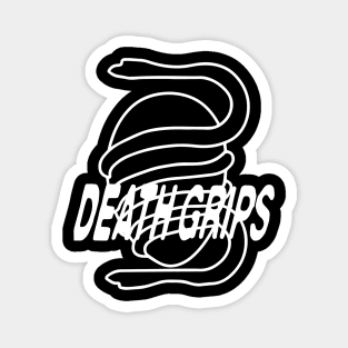 Death Grips Snake Egg Logo Minimalistic Black with Band Name Magnet