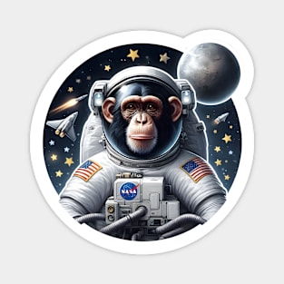 Space Monkey Magnet