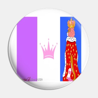 Lion drag queen Pin