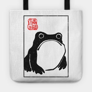 Unimpressed Frog Tote