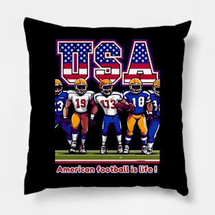 American football is life ! Pillow