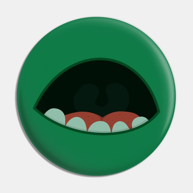 mouth of a monster Pin by Mentecz