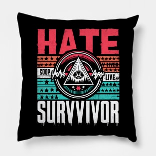 Hate-Survivor Pillow