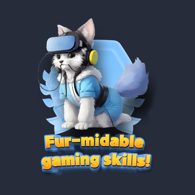 FURmidable Gaming Skills by TastyVoxels