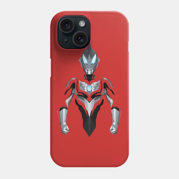 Ultraman Geed Primitive (Low Poly Style) Phone Case by The Toku Verse