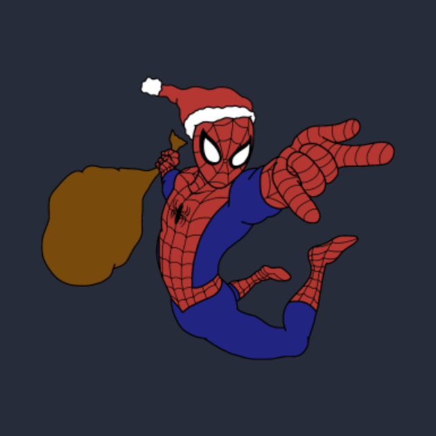 spiderman santa shirt