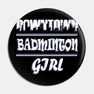 Badminton Shuttlecock Double Gift Sayings Pin