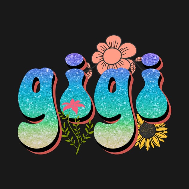 Retro Gigi Floral Gift by Teewyld