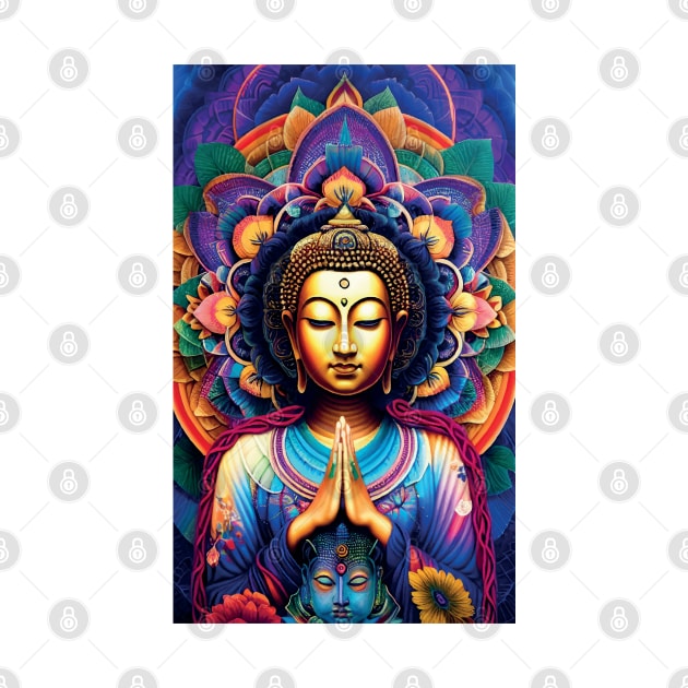Buddha Namaste Mandala by mariasshop