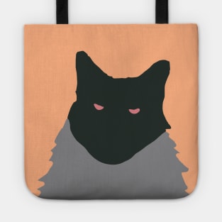 Maine Coon Cat Abstract with Peach Fuzz Background Tote