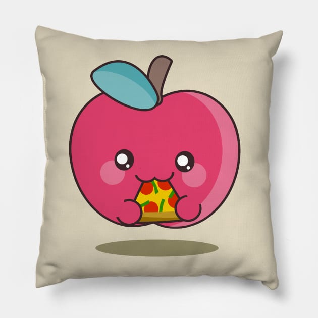 Unhealthy food Pillow by EuGeniaArt