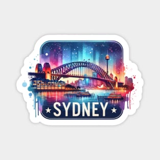 SYDNEY HARBOR NEW SOUTH WALES AUSTRALIA BRIDGE Magnet