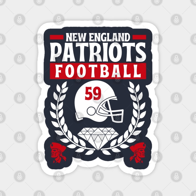 New England Patriots 1959 Edition 2 Magnet by Astronaut.co