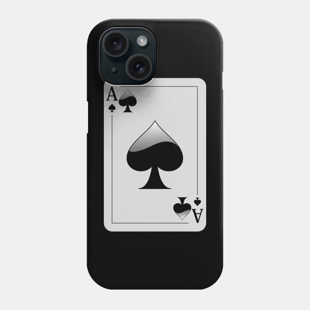 Ace of Spades Phone Case by Underground Cargo