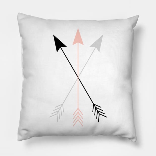 Three arrows Pillow by lunabelleapparel