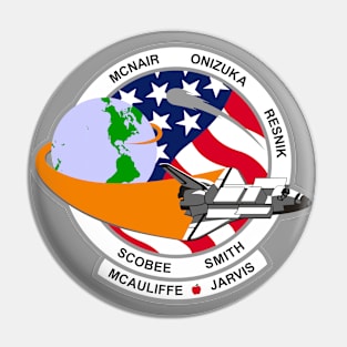 NASA STS-51-L - Space Shuttle Challenger Disaster Pin