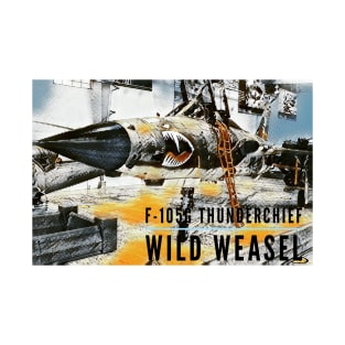 2-Sided F-105G Thunderchief Wild Weasel T-Shirt