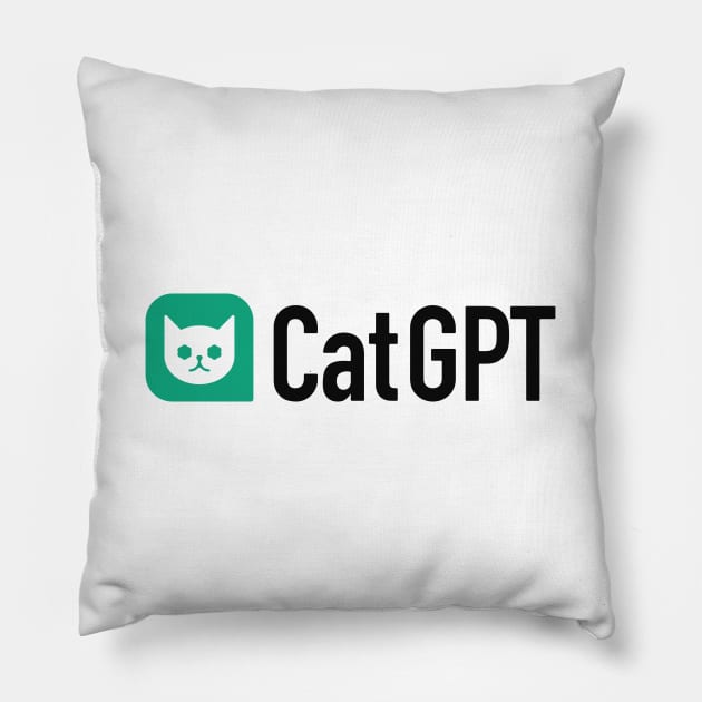 Cat GPT - 1 Pillow by NeverDrewBefore