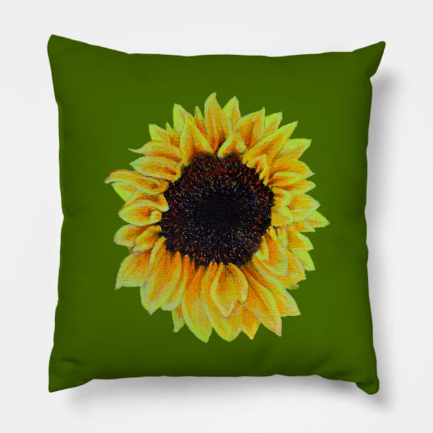 SUMMER SUNFLOWER Pillow by Planet Earth Design