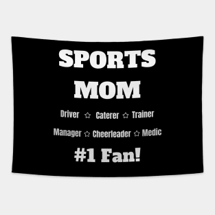 Sports Mom - Number One Fan Tapestry