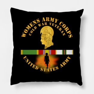 Womens Army Corps Vietnam Era - w WAC w Silhouette  Fire - NDSM X 300 Pillow