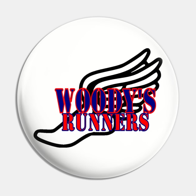 Woody's Runners Pin by Woodys Designs