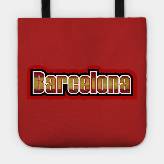 Barcelona Spain Flag Barcelona Tote Teepublic