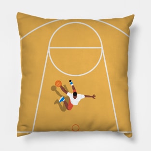 Shooting Hoops | Basketball Artwork Pillow