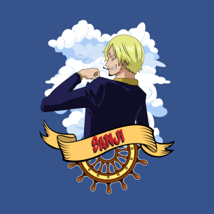 One piece anime - Vinsmoke Sanji T-Shirt