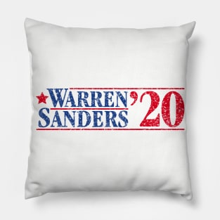 Elizabeth Warren and Bernie Sanders on the one ticket? Pillow