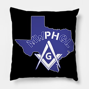 MWPHGLTX - Blue & White Pillow