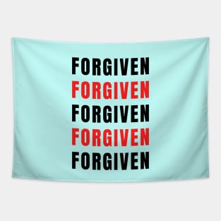 Forgiven | Christian Saying Tapestry